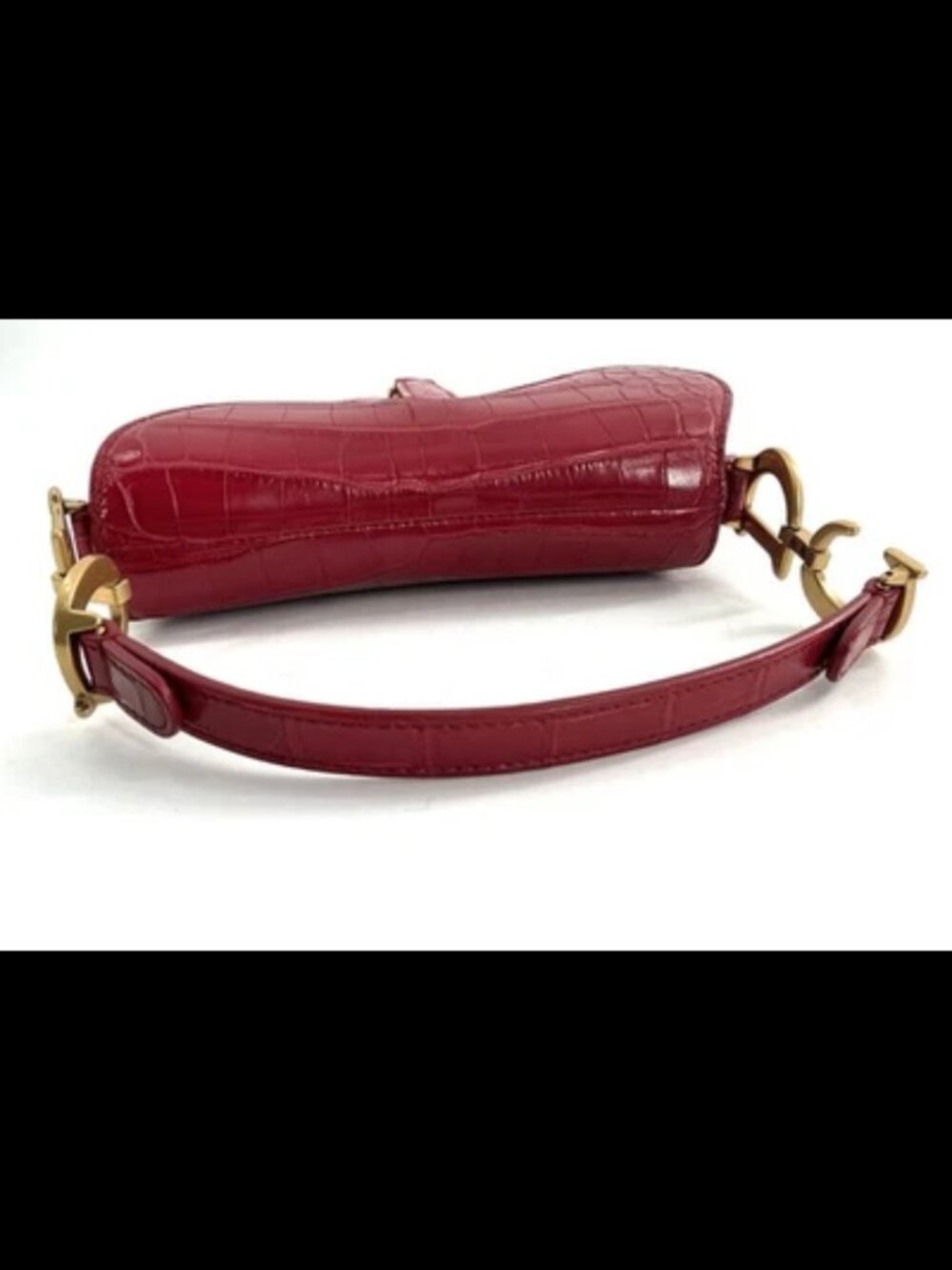 Christian Dior Mini Alligator Saddle bag - Picture 4 of 14